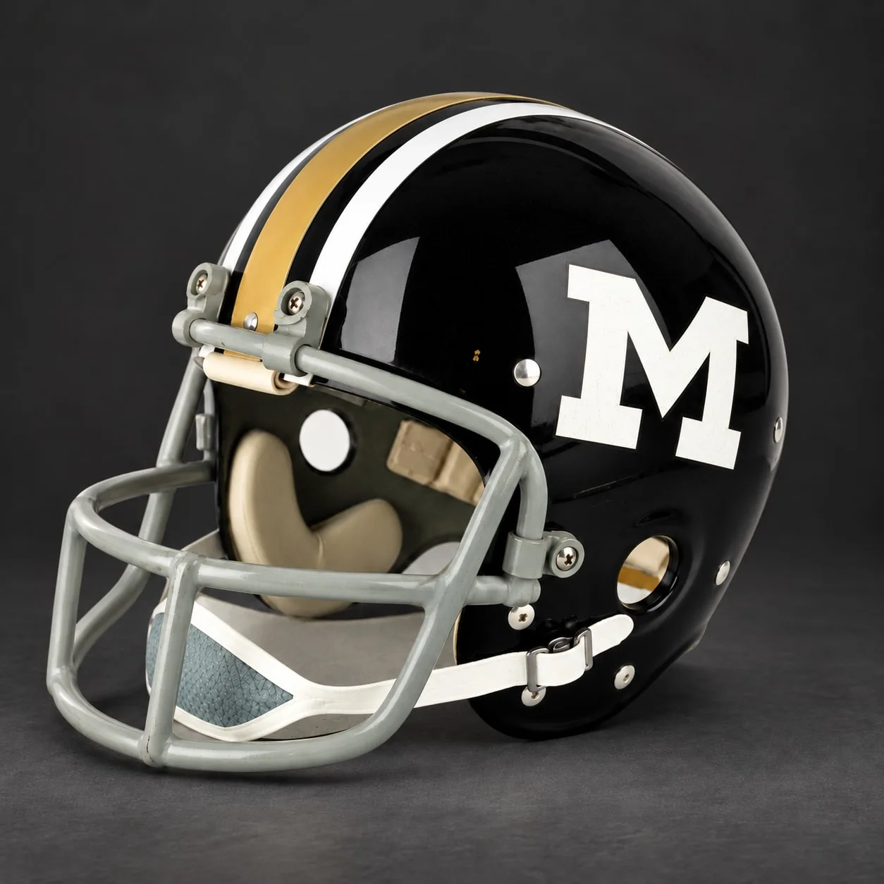 Missouri Tigers Throwback Vintage Shell Football Helmet 1978