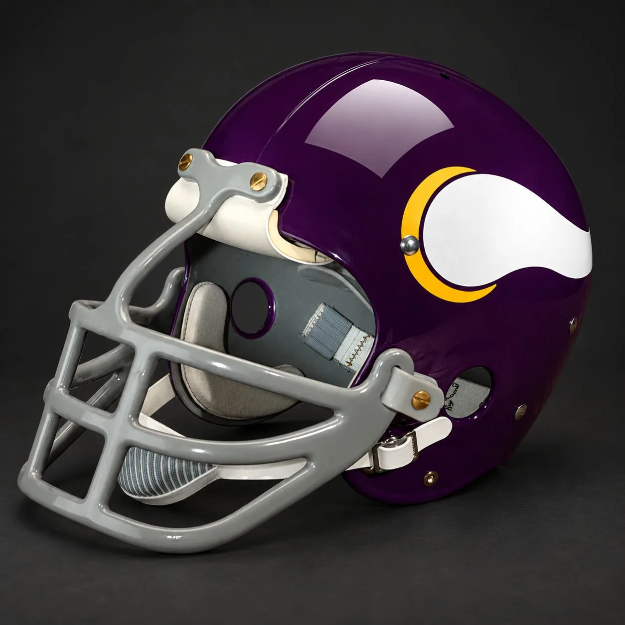 Minnesota Vikings Throwback Vintage Shell Football Helmet 1970-1978