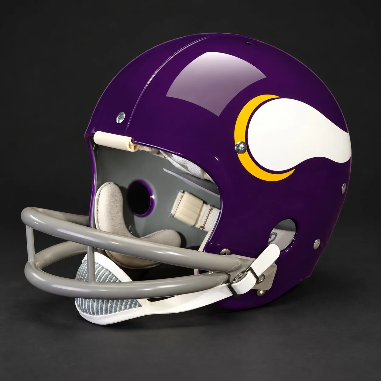 Minnesota Vikings Throwback Vintage Shell Football Helmet 1972-1973