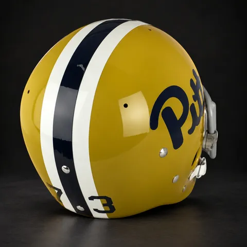 Pittsburgh Panthers Authentic Vintage helmet, back