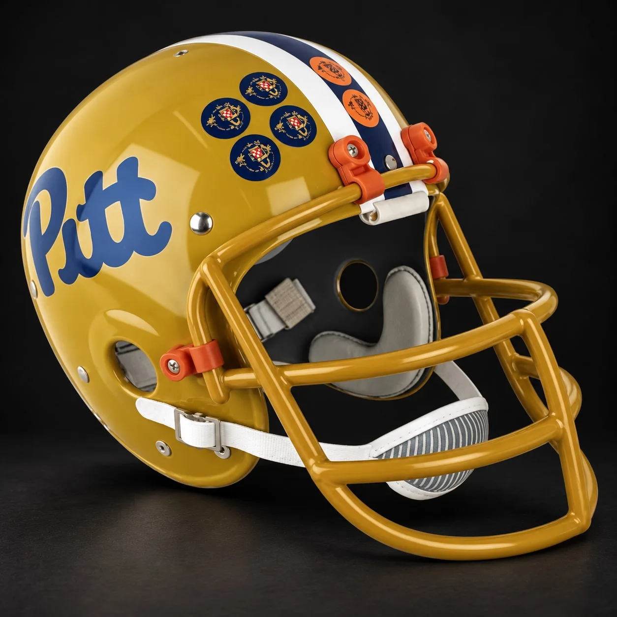 Pittsburgh Panthers Authentic Vintage helmet, right side