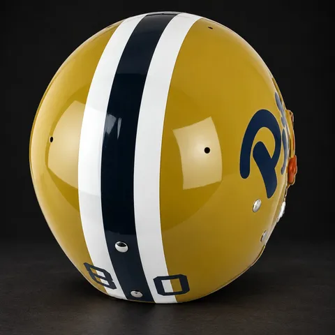 Pittsburgh Panthers Authentic Vintage helmet, back