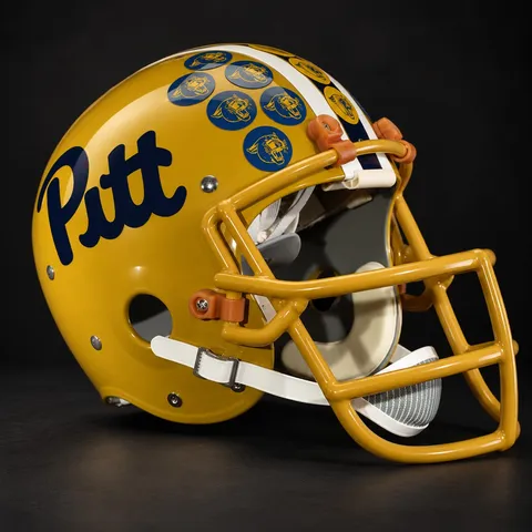 Pittsburgh Panthers Authentic Vintage helmet, right side