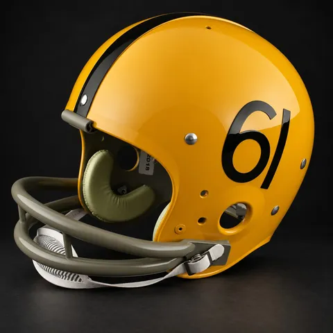 Pittsburgh Steelers Authentic Vintage helmet, left side