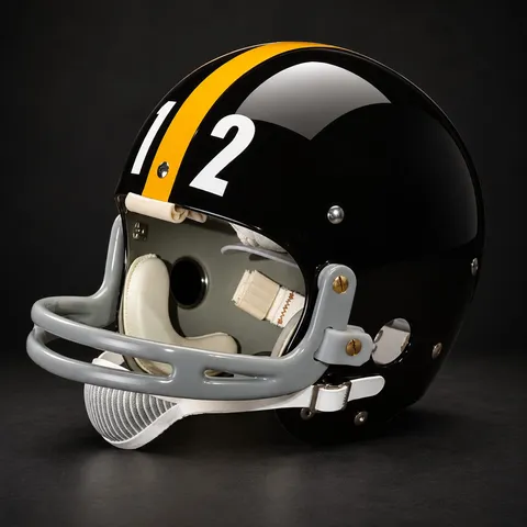 Pittsburgh Steelers Authentic Vintage helmet, left side