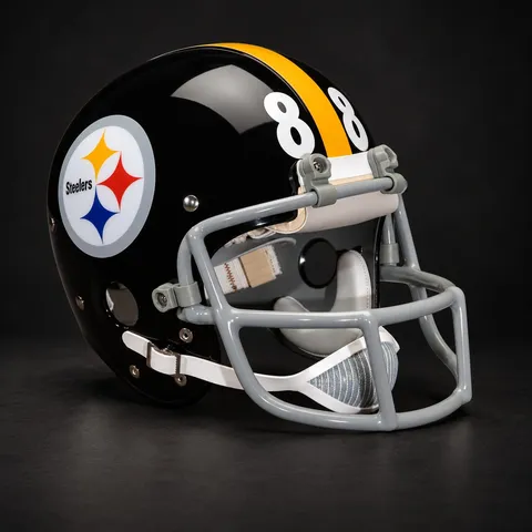 Pittsburgh Steelers Authentic Vintage helmet, right side