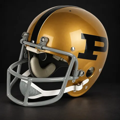 Purdue Boilermakers Authentic Vintage helmet, left side