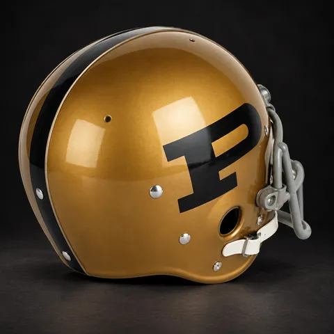 Purdue Boilermakers Authentic Vintage helmet, back