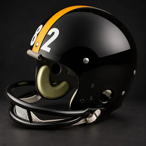 Pittsburgh Steelers Authentic Vintage helmet, left side