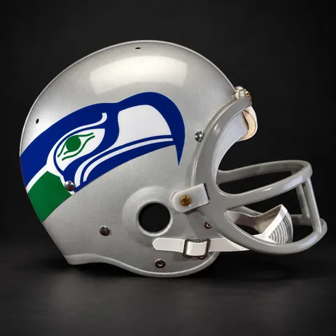 Seattle Seahawks Authentic Vintage helmet, right side