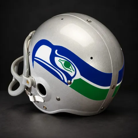 Seattle Seahawks Authentic Vintage helmet, back