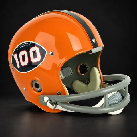 Syracuse Orange Authentic Vintage helmet, right side