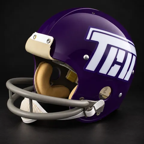 TCU Horned Frogs Throwback Vintage Shell Football Helmet 1980