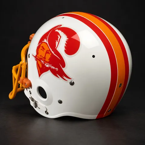 Tampa Bay Buccaneers Authentic Vintage helmet, back