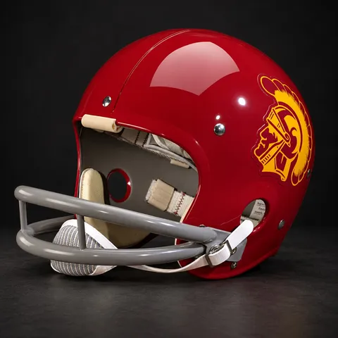 USC Trojans Authentic Vintage helmet, right side
