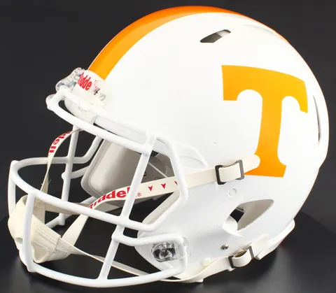 Tennessee Volunteers Riddell Authentic Speed Football Helmet – White Block “T”