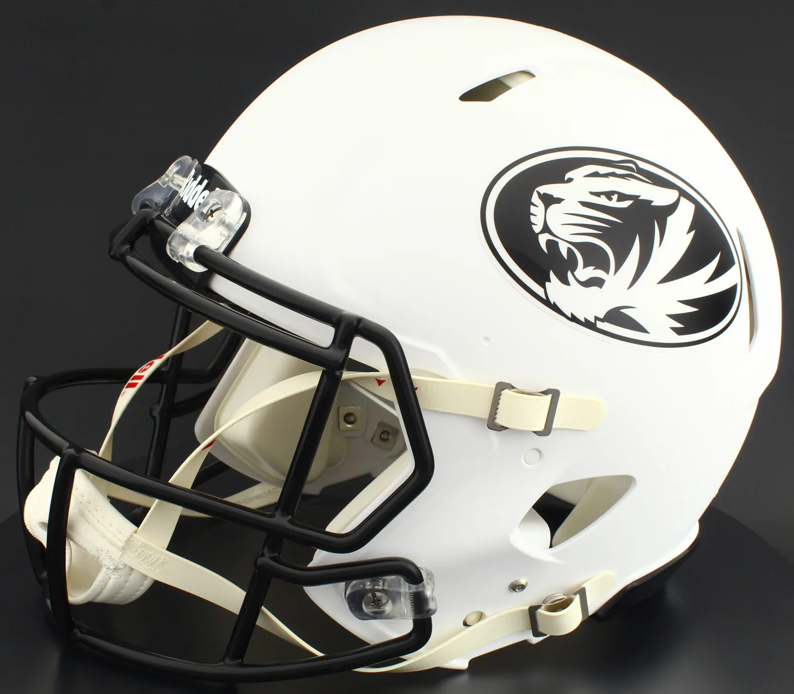 Missouri Tigers Riddell Authentic Speed Football Helmet – Matte White