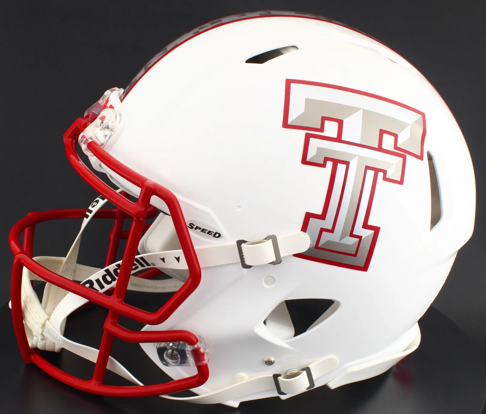 Texas Tech Red Raiders Riddell Authentic Speed Football Helmet – Galvaniced