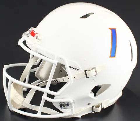 Boise State Broncos Riddell Authentic Speed Football Helmet – White