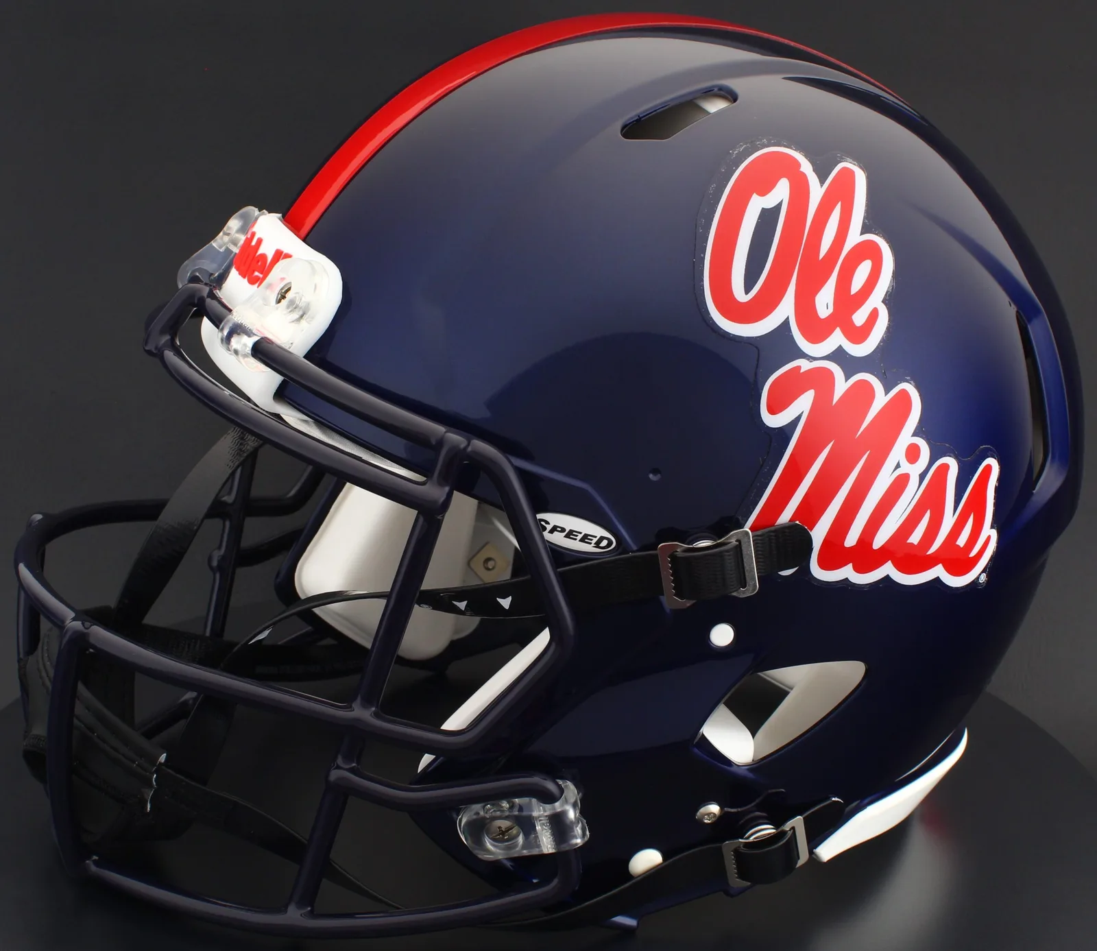 Ole Miss Rebels Riddell Authentic Speed Football Helmet – Navy OLE MISS