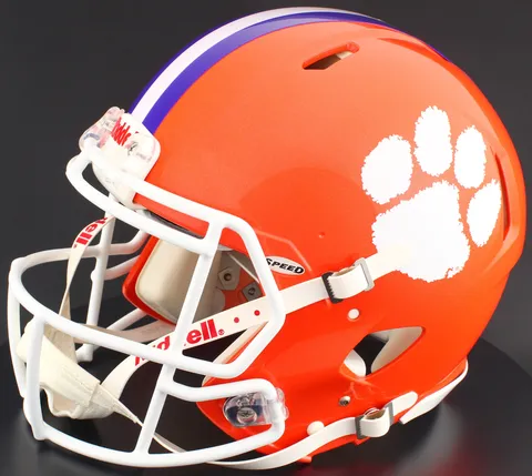 Clemson Tigers Riddell Authentic Speed Football Helmet