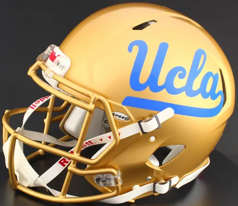 UCLA Bruins Riddell Authentic Speed Football Helmet – Gold Script UCLA