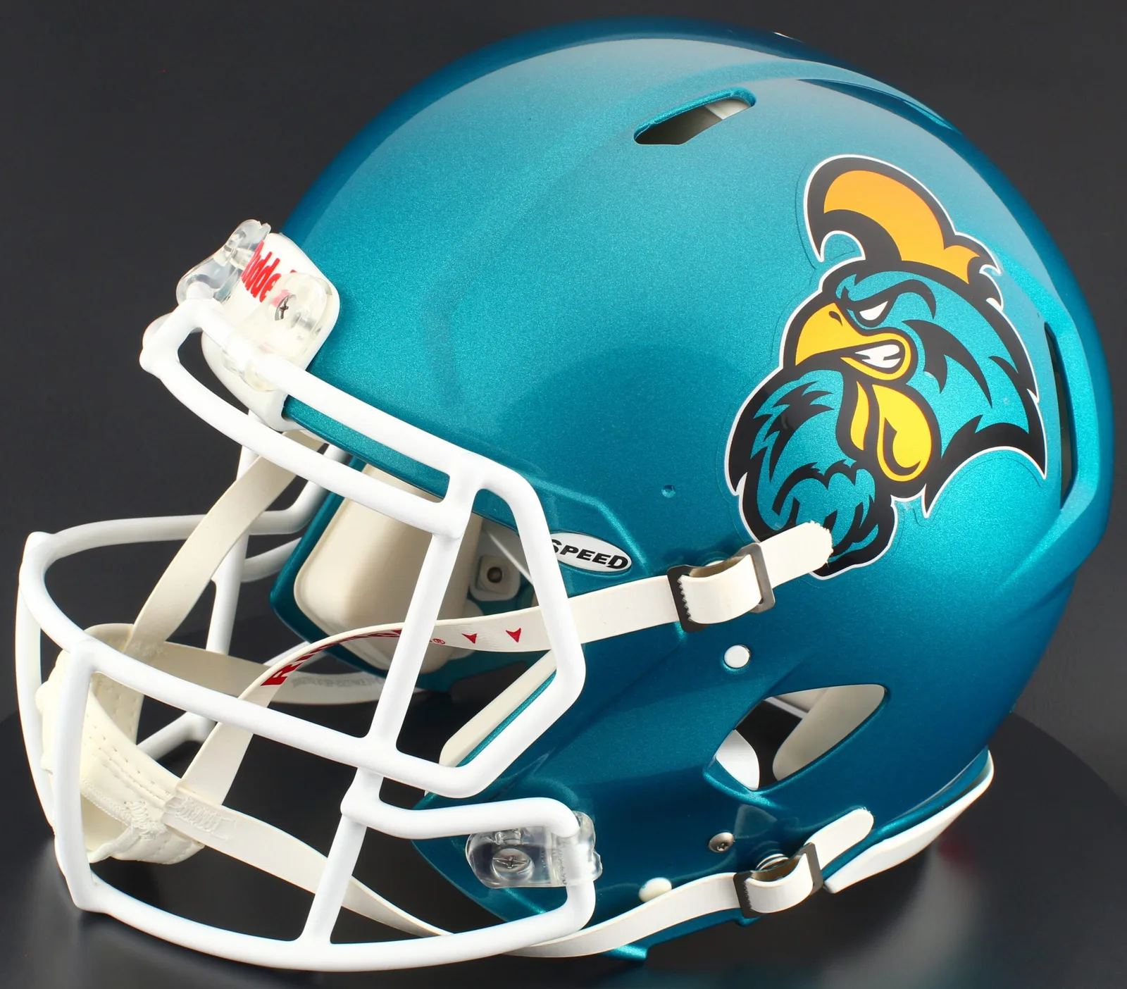Coastal Carolina Chanticleers Riddell Authentic Speed Football Helmet – Teal Chanticleer