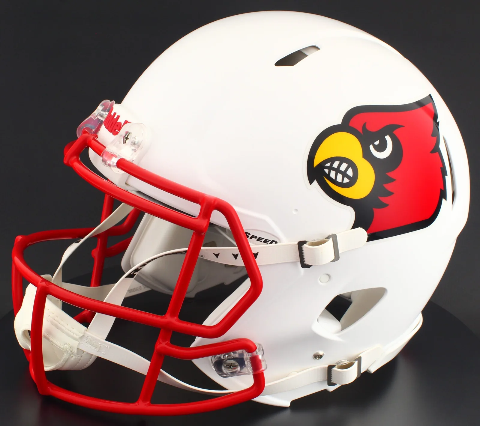 Louisville Cardinals Riddell Authentic Speed Football Helmet – White Cardinal
