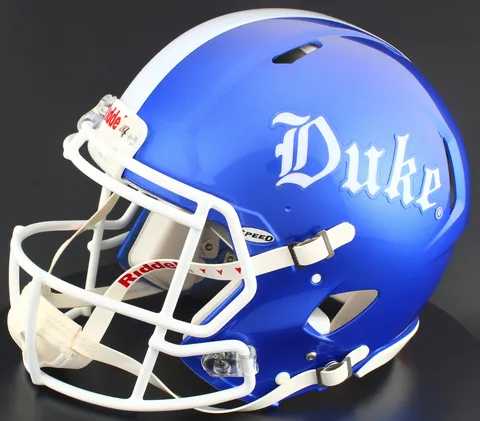 Duke Blue Devils Riddell Authentic Speed Football Helmet – Gothic