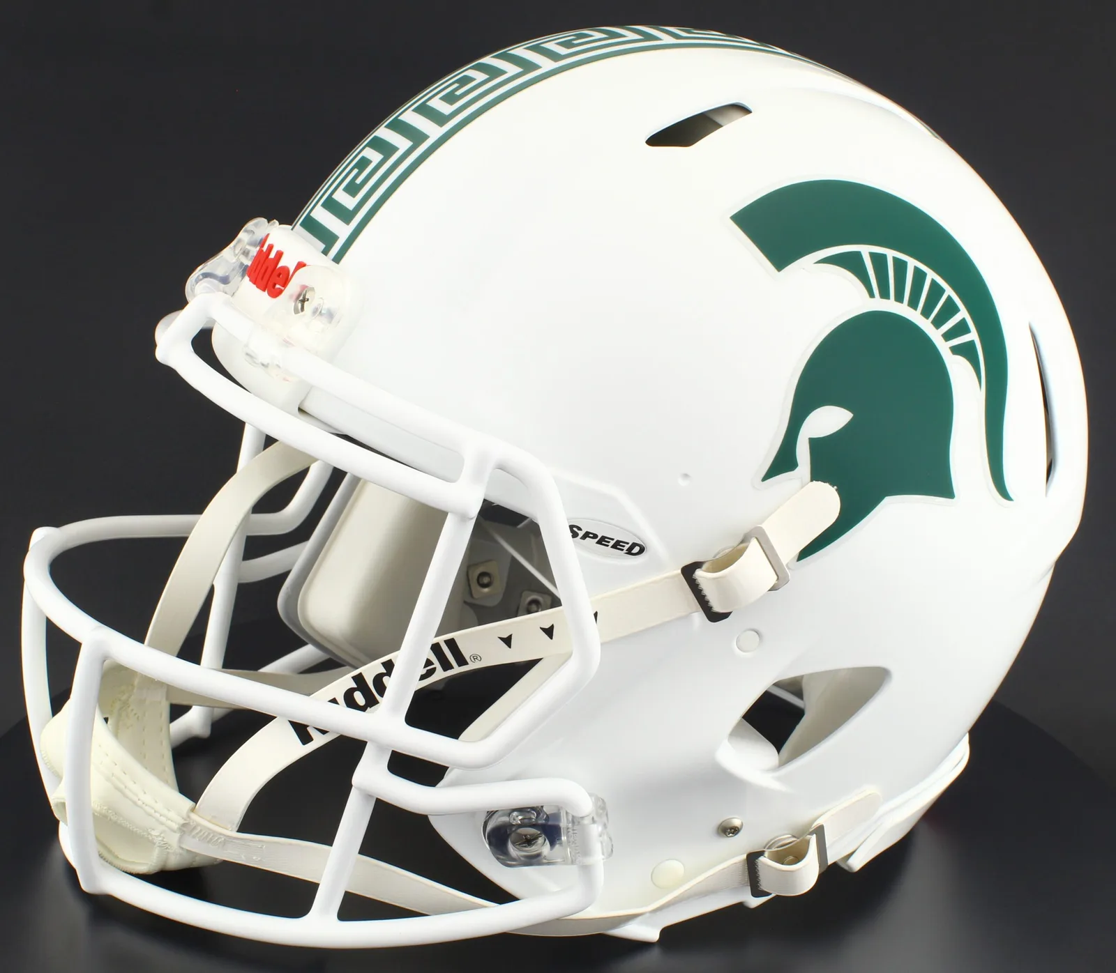 Michigan State Spartans Riddell Authentic Speed Football Helmet – Matte White