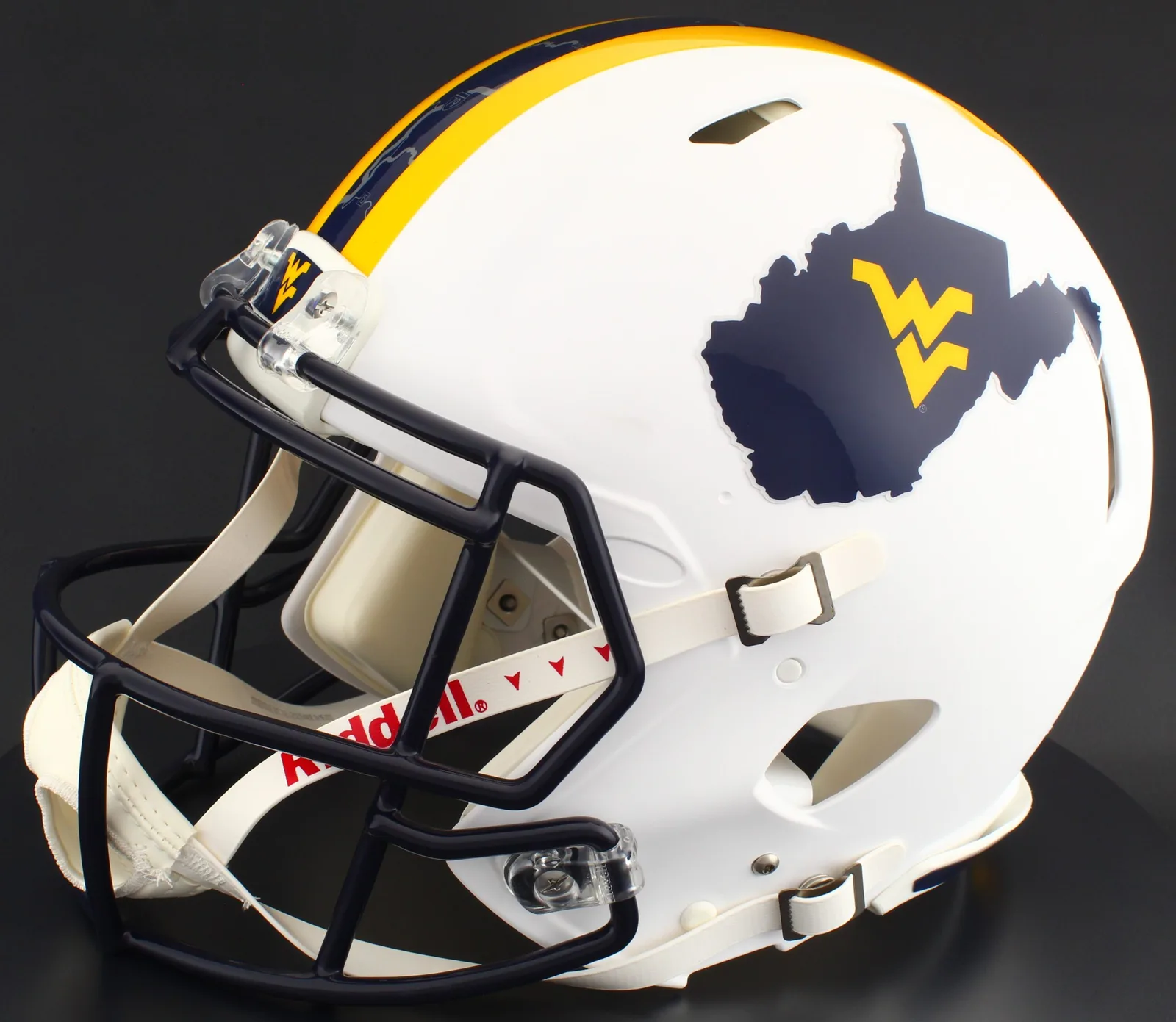West Virginia Mountaineers Riddell Authentic Speed Football Helmet – Backyard Brawl