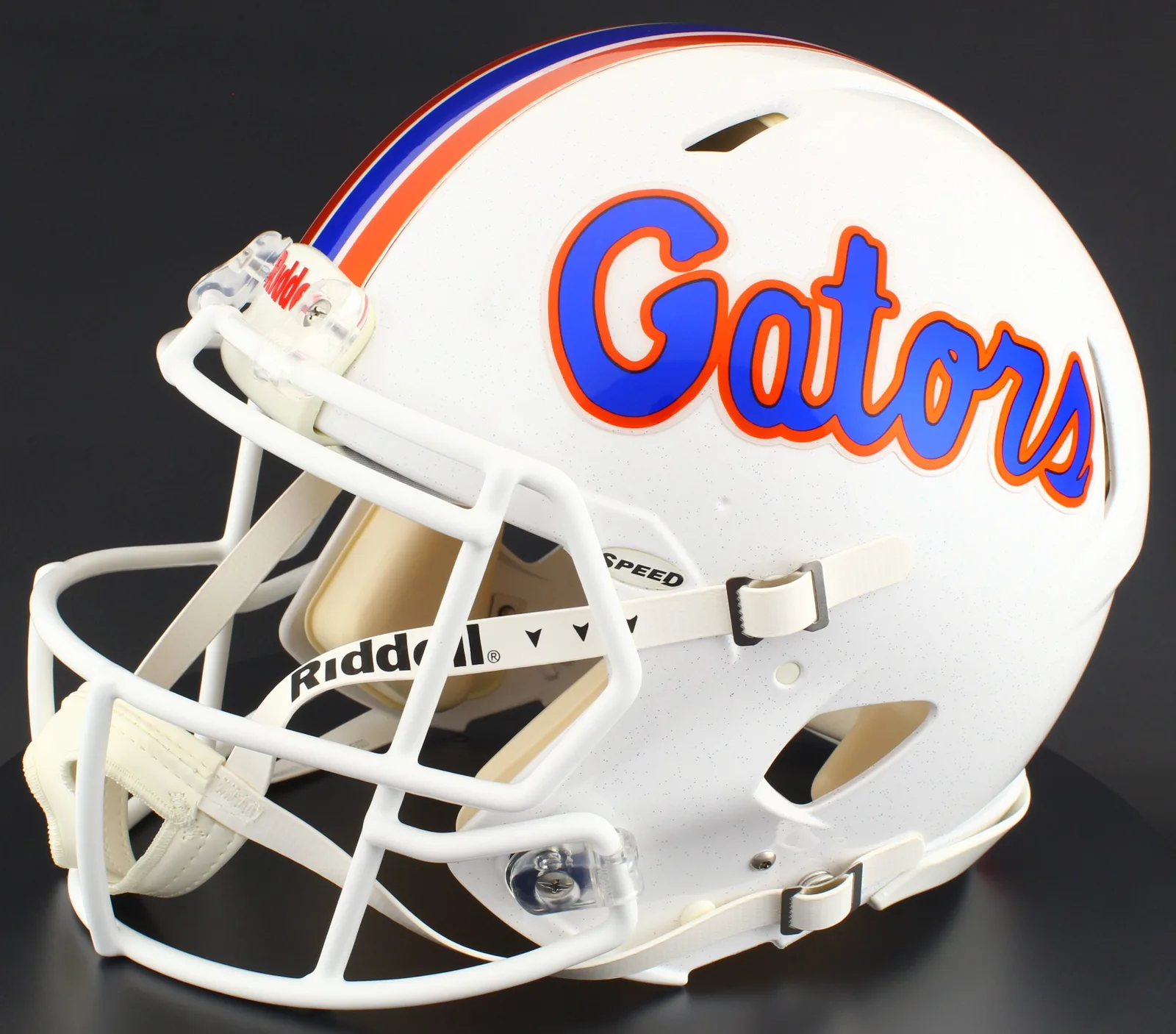 Florida Gators Riddell Authentic Speed Football Helmet – Chrome Decals