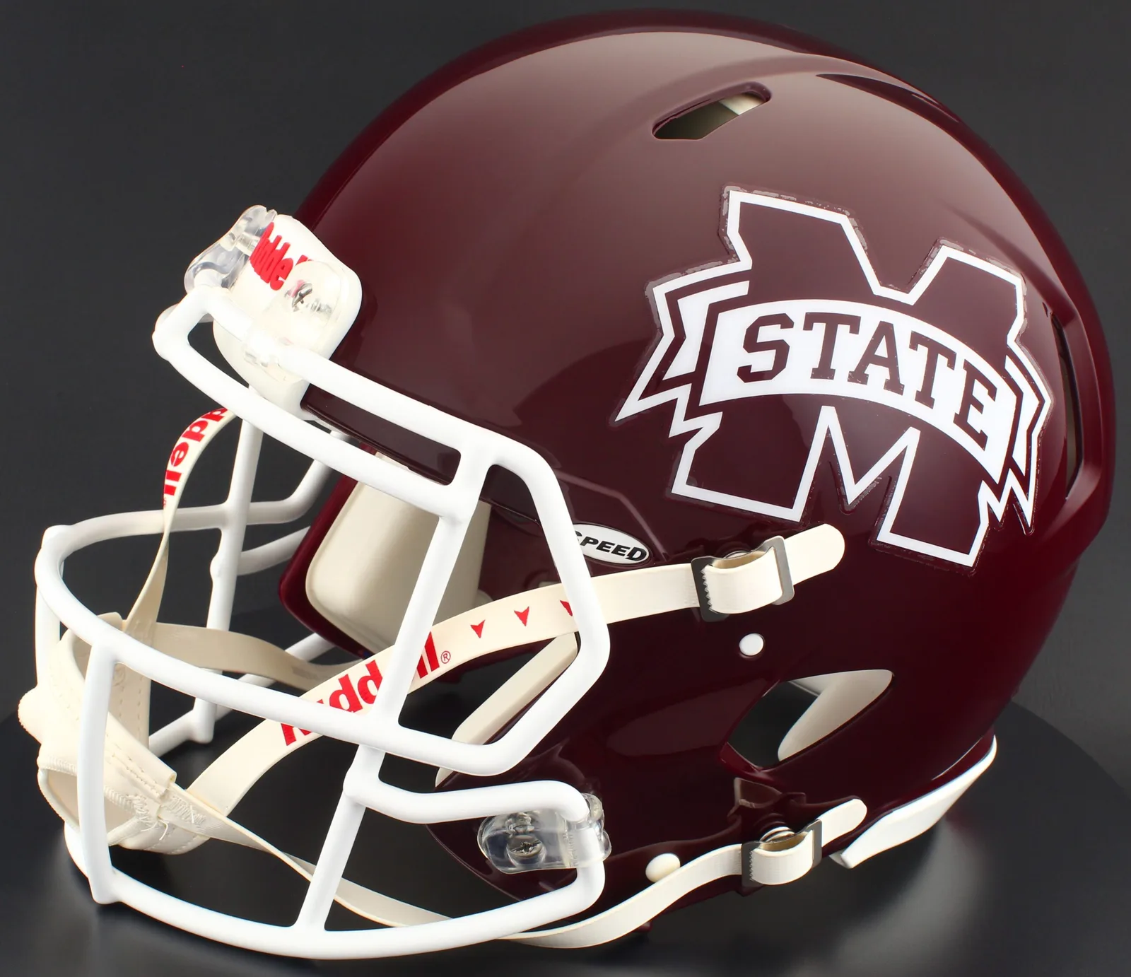 Mississippi State Bulldogs Riddell Authentic Speed Football Helmet – M State