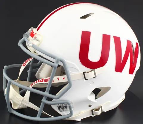 Wisconsin Badgers Riddell Authentic Speed Football Helmet – UW