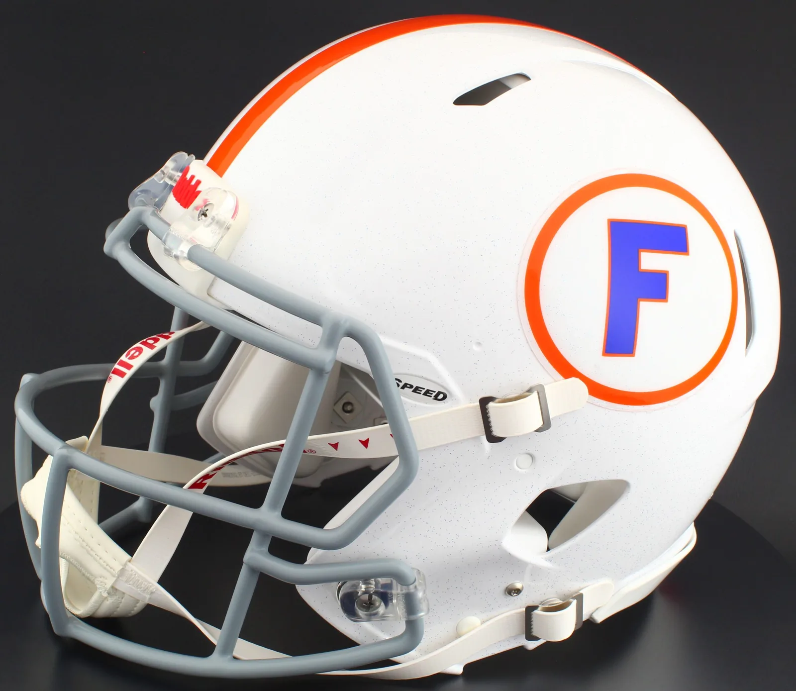 Florida Gators Riddell Authentic Speed Football Helmet – Throwback White w/Gray Mask