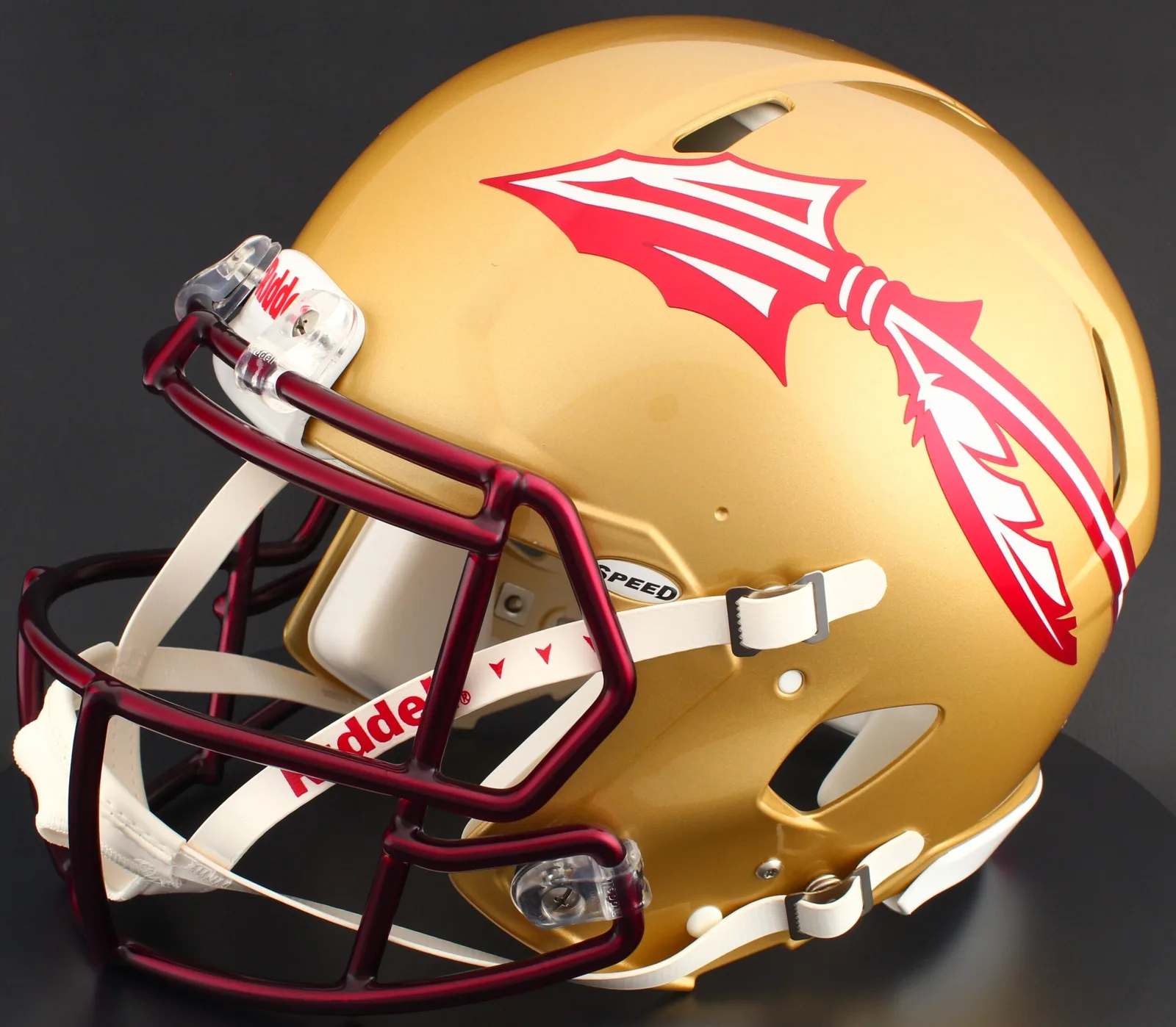 Florida State Seminoles Riddell Authentic Speed Football Helmet – Metallic Paint