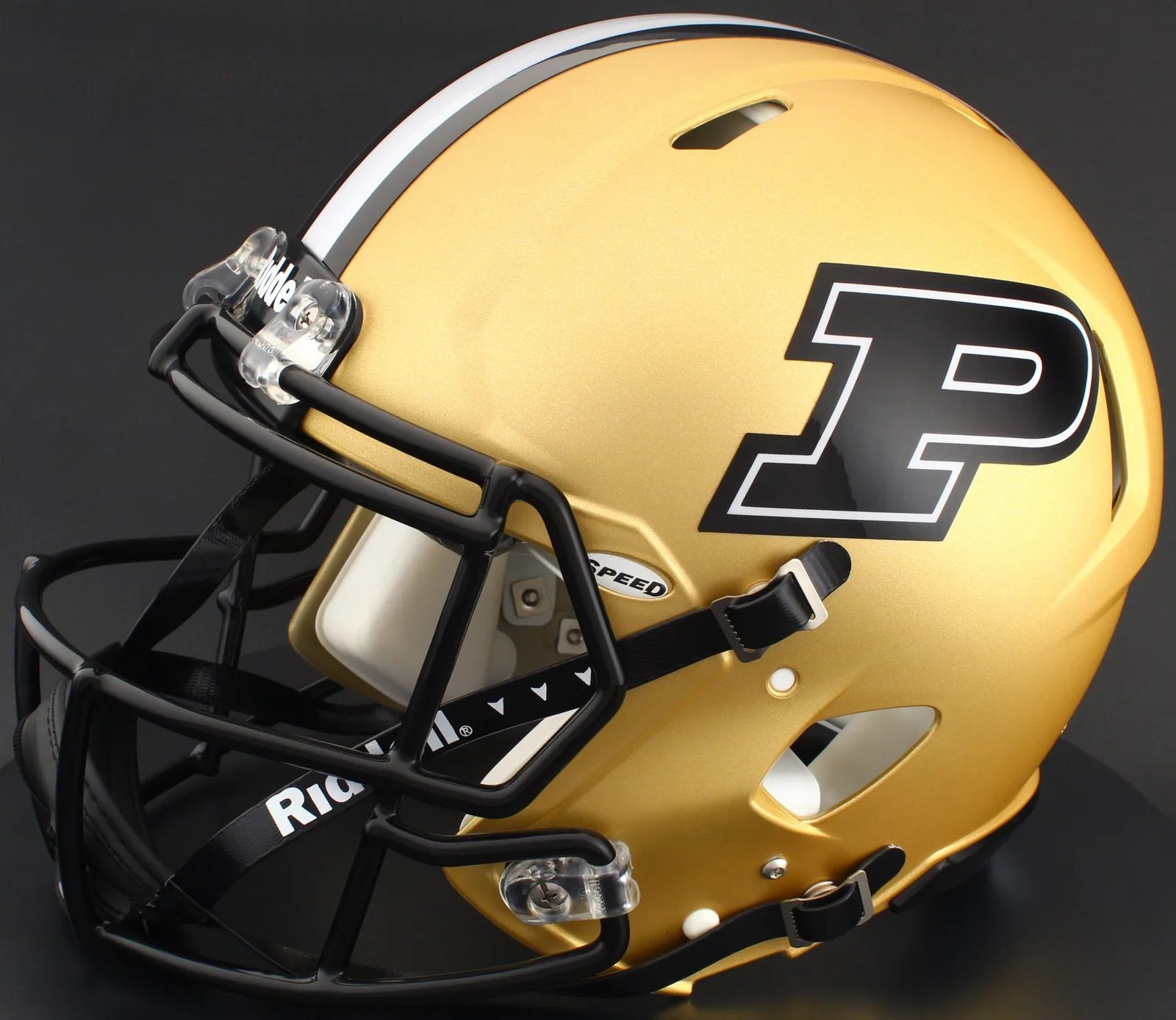 Purdue Boilermakers Riddell Authentic Speed Football Helmet – Gold