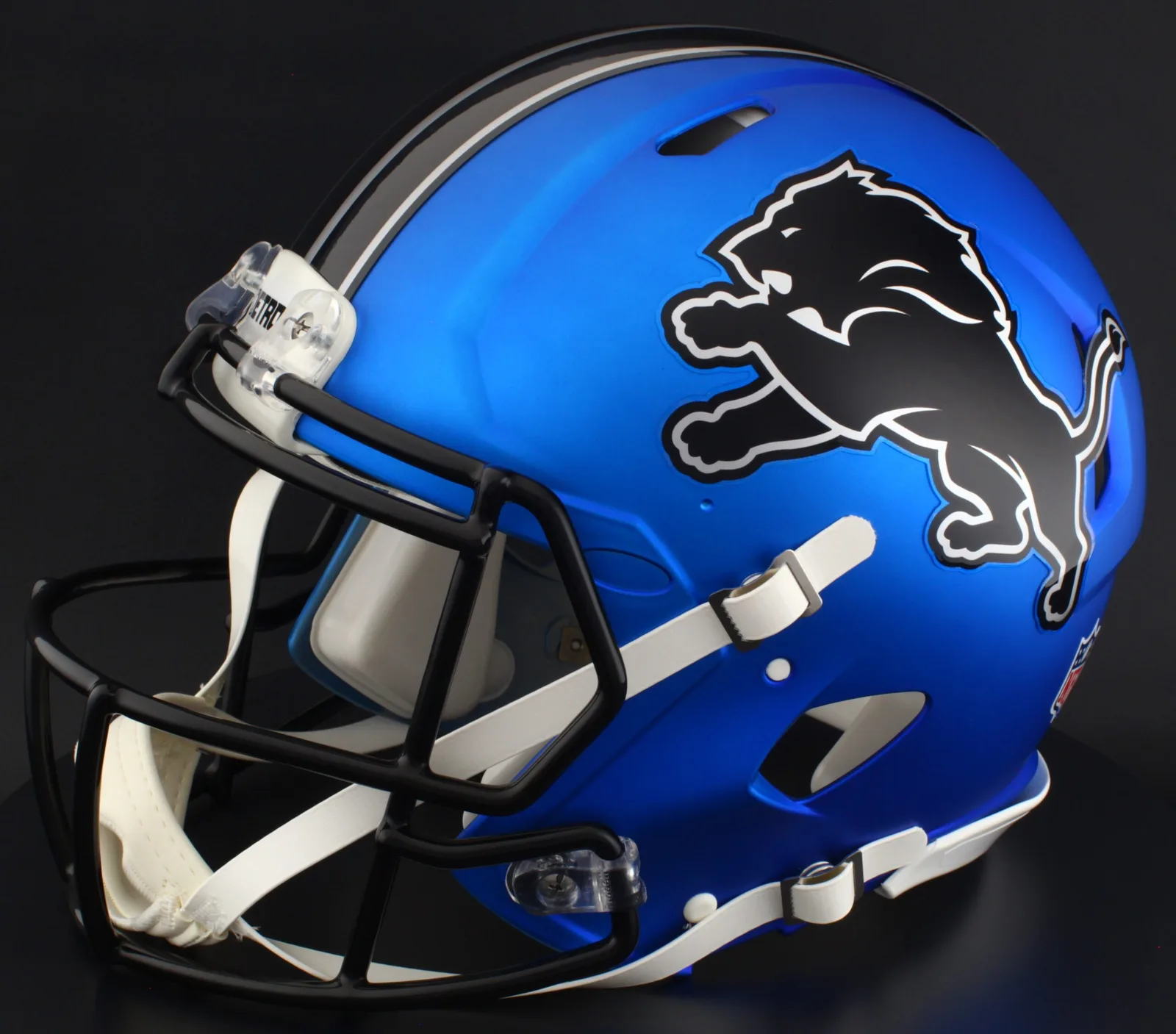 Detroit Lions Riddell Authentic Speed Football Helmet – 2024 Alternate On-Field