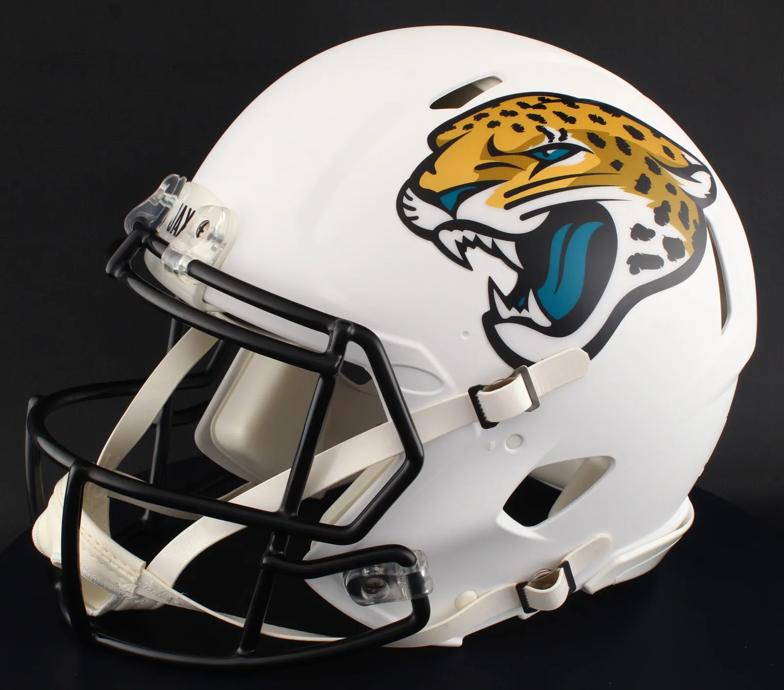 Jacksonville Jaguars Riddell Authentic Speed Football Helmet – 2024 Alternate On-Field White