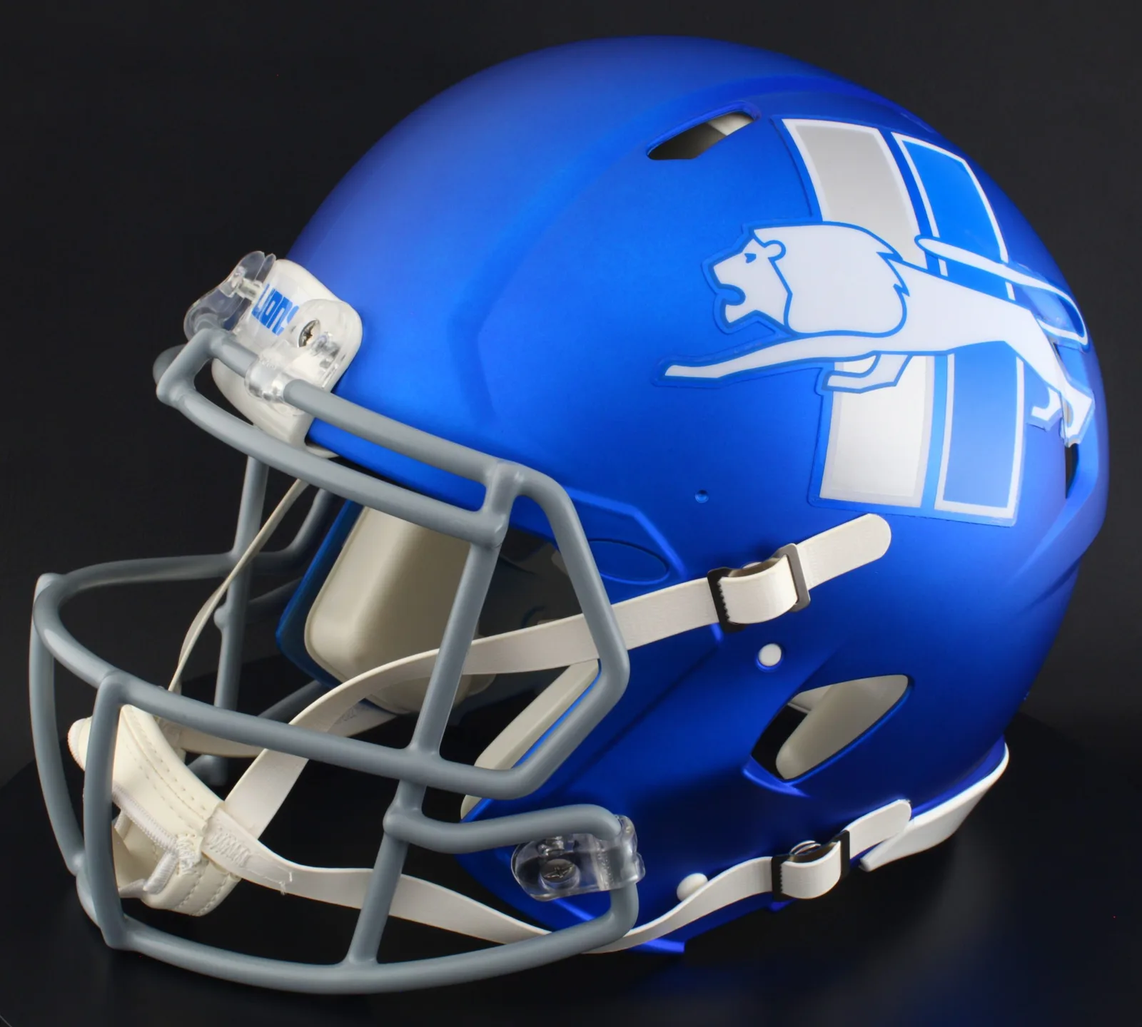 Detroit Lions Riddell Authentic Speed Football Helmet – 2023 Alternate On-Field