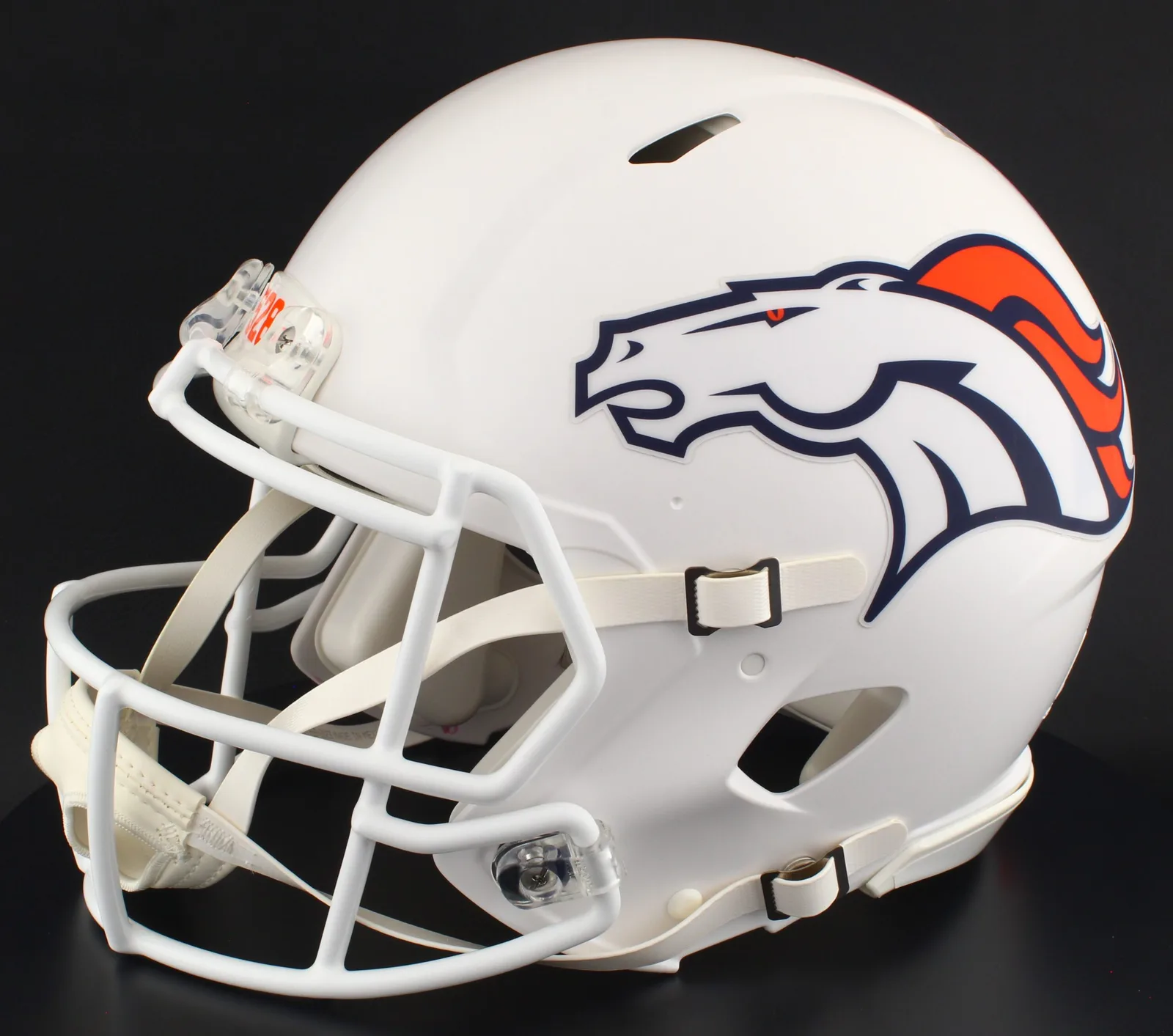 Denver Broncos Riddell Authentic Speed Football Helmet – 2024 Alternate On-Field White