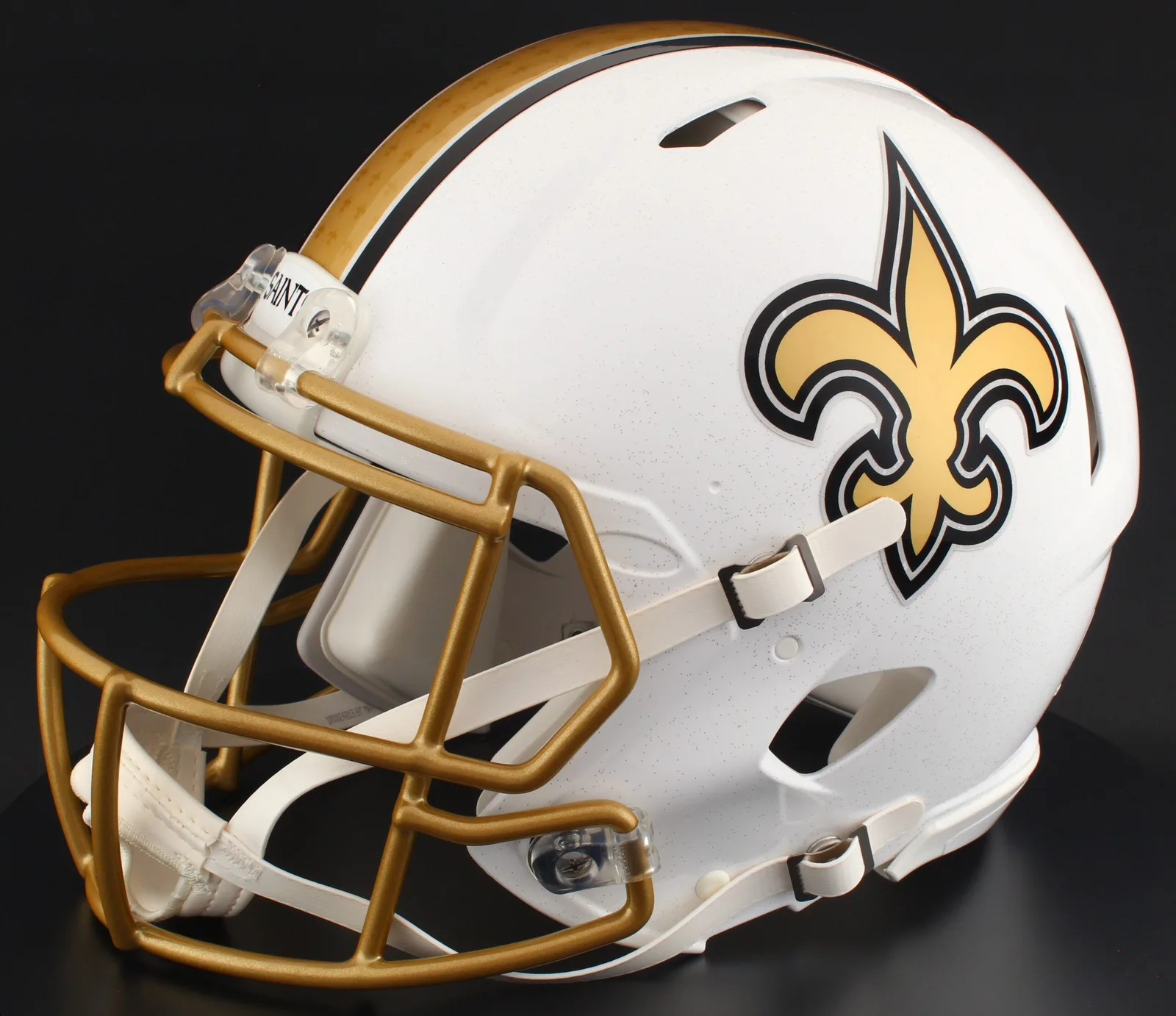 New Orleans Saints Riddell Authentic Speed Football Helmet – 2025 Alternate On-Field
