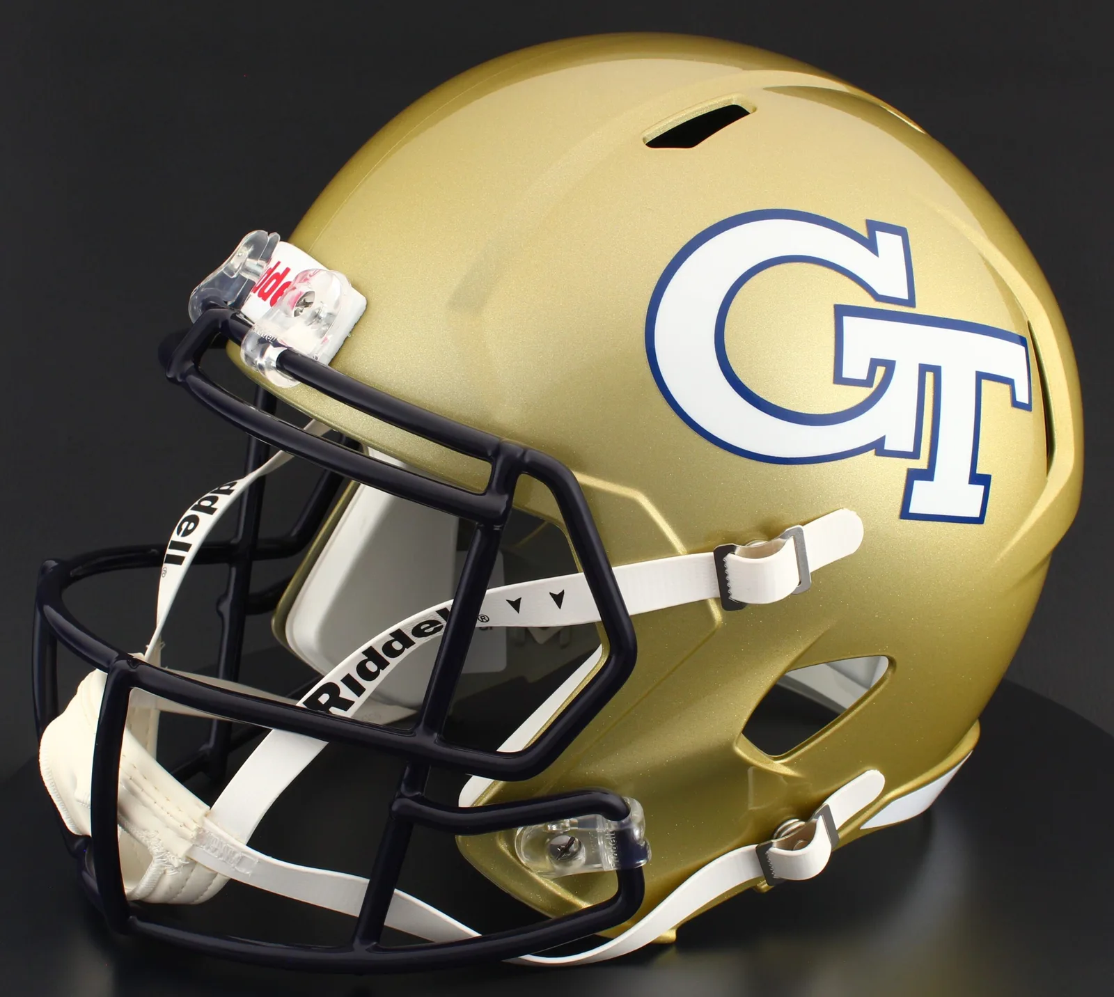 Georgia Tech Yellow Jackets Riddell Replica Speed Football Helmet – Gold