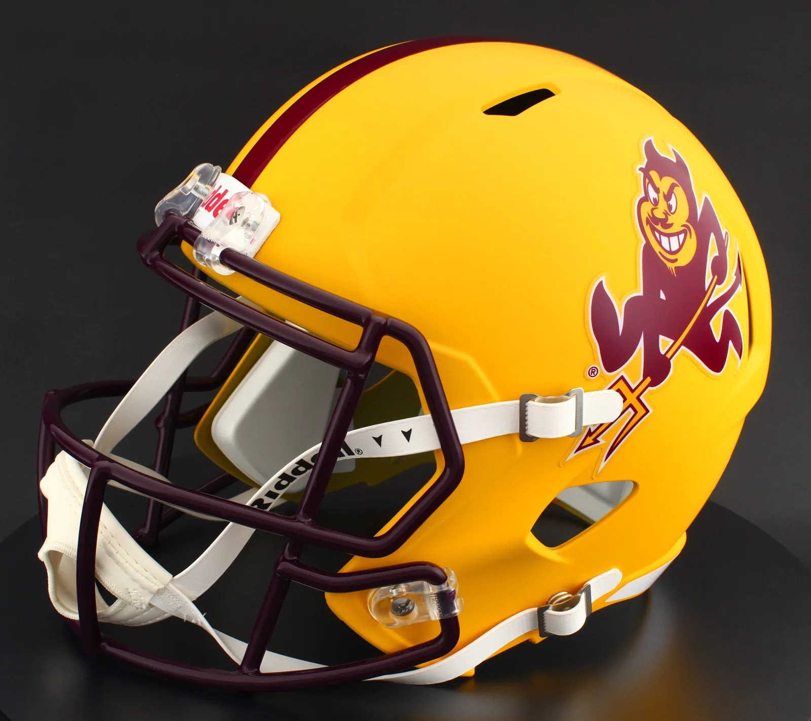Arizona State Sun Devils Riddell Replica Speed Football Helmet – Satin Yellow Sparky