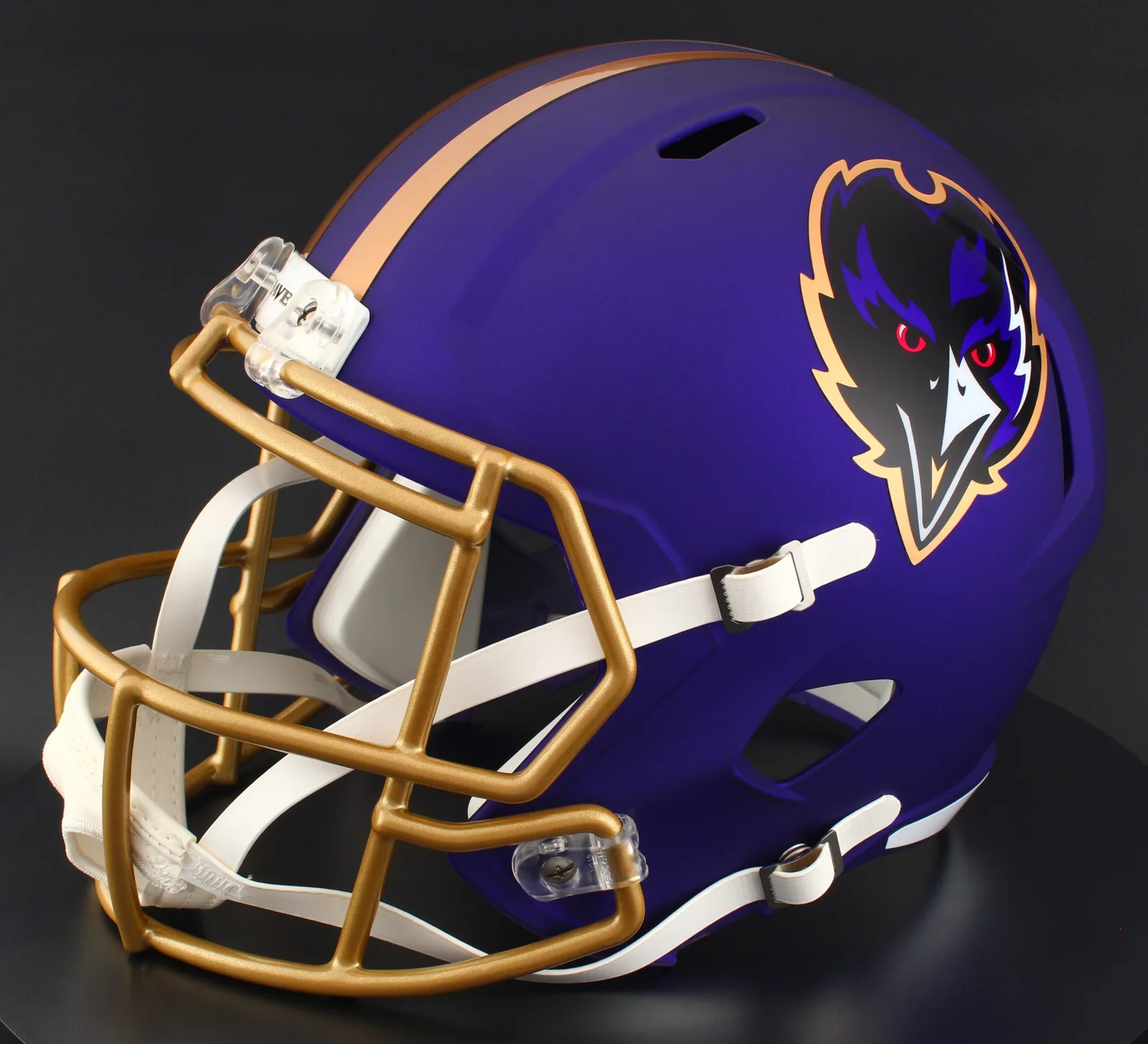 Baltimore Ravens Riddell Replica Speed Football Helmet – 2024 Alternate On-Field