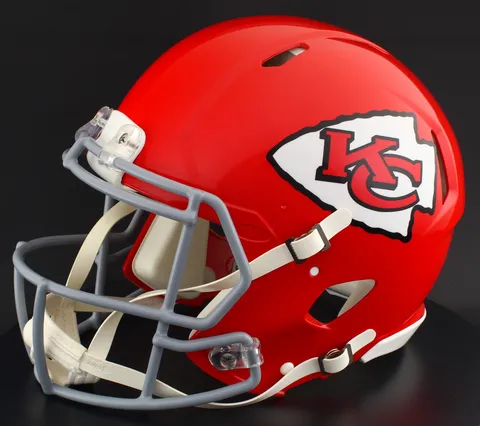 Kansas City Chiefs Riddell Authentic Speed Football Helmet – 1963 to 1973 Throwback