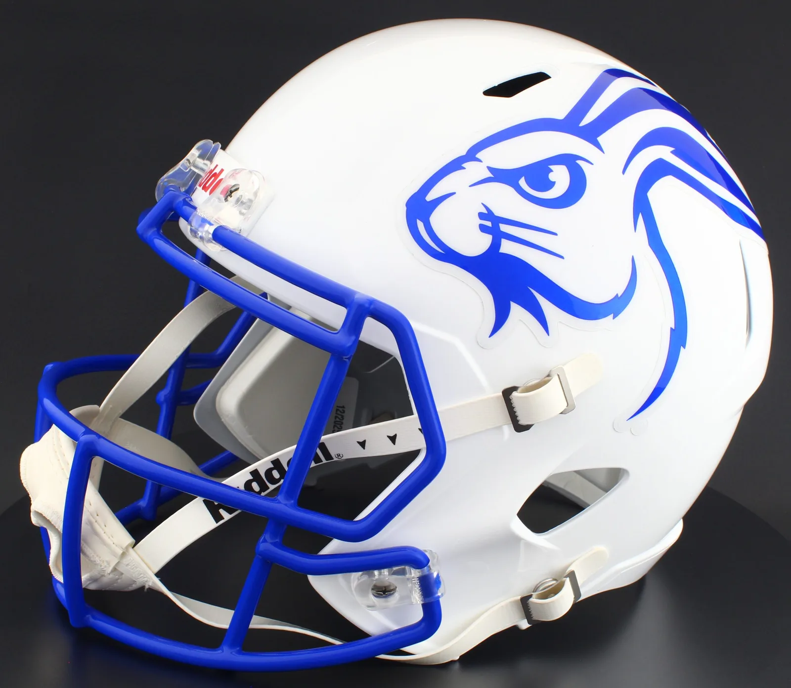 South Dakota State Jackrabbits Riddell Authentic Speed Football Helmet – Chrome Decal
