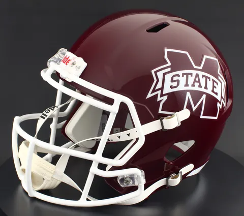 Mississippi State Bulldogs Riddell Replica Speed Football Helmet – M State