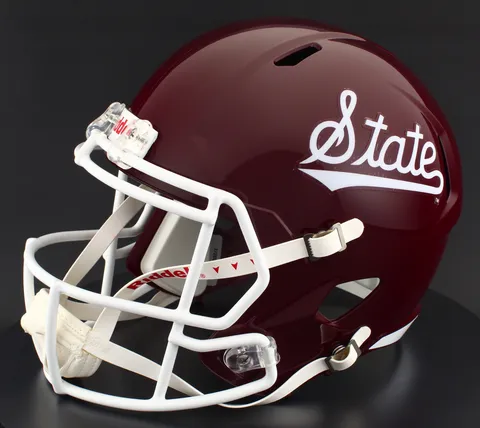 Mississippi State Bulldogs Riddell Replica Speed Football Helmet – Script