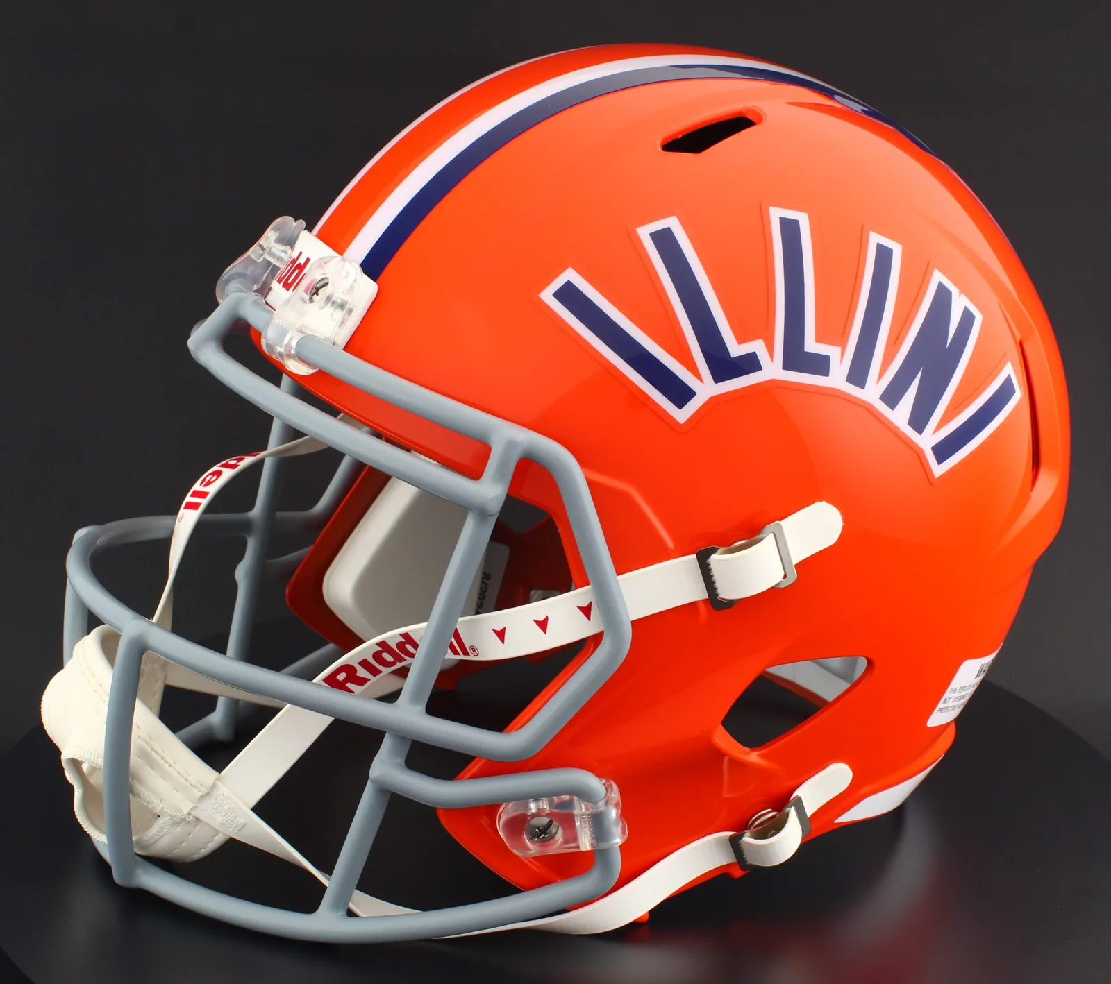 Illinois Fighting Illini Riddell Replica Speed Football Helmet – 1971 to 1987